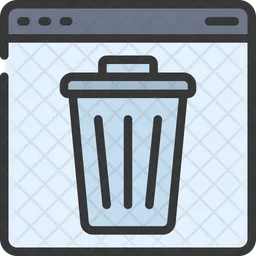 Website Trash  Icon