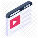 Website Video Video Streaming Viral Video Icon