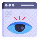 Online Monitoring Website Monitoring Page Views Icon