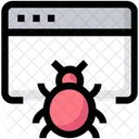 Website Browser Malware Icon