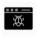 Website Virus  Icon