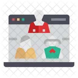 Website Visitors  Icon