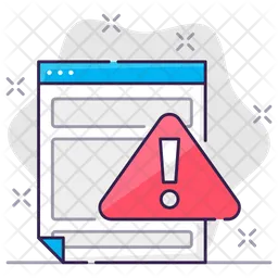 Website Warning  Icon