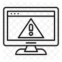 Website Warning Website Alert Website Error Symbol