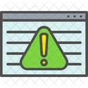 Website Warning  Icon