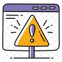 Website Warning  Icon