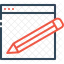 Website Webseite Bearbeiten Symbol