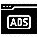 Website Werbung Werbung Anzeigen Symbol
