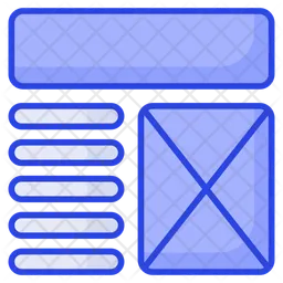 Website Wireframe  Icon