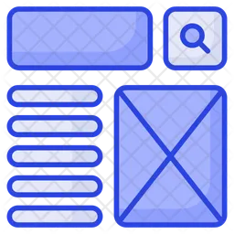 Website Wireframe  Icon