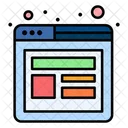 Website Wireframe  Icon