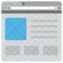 Website Layout Template Icon