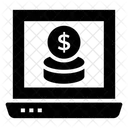 Website zur Datenmonetarisierung  Symbol