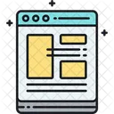 Mtemplate Websitetemplate Web Page Template Icon