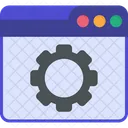 Wed Settings Browser Control Icon