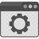 Wed Settings Browser Control Icon