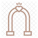 Wedding Arch Heart Icon