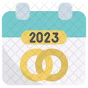 Wedding 2023 Calendar Symbol