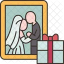 Wedding Gift Anniversary Icon