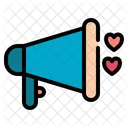 Megaphone Love Romance Icon