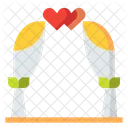 Wedding Arch Love Icon