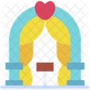 Wedding Arch Decoration Celebration Icon