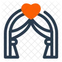 Wedding Arch Wedding Love Icon