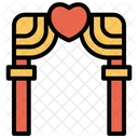Arch Love Heart Icon