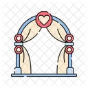 Wedding Arch Wedding Love Icon