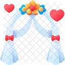 Wedding Arch Wedding Love Icon