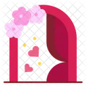 Wedding Arch Decoration Romantic Icon