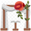 Wedding Arch Romantic Celebration Icon
