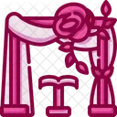 Wedding Arch Romantic Celebration Icon