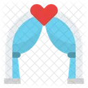 Wedding Arch Arch Backdrop Icon