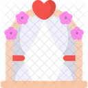 Wedding Arch Decoration Marriage Icon