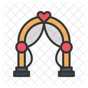 Wedding Arch Wedding Love Icon
