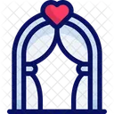 Wedding Arch Decoration Marriage Icon