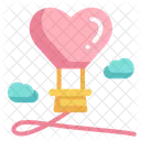Balloon Love And Romance Valentines Day Icon