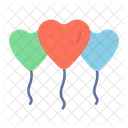 Balloon Celebration Love Icon