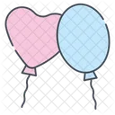 Wedding Balloons Balloon Heart Icon