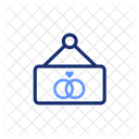 Wedding Love Heart Icon