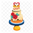 Marriage Cake Wedding Cake Bridal Cake Icon