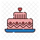 Wedding Cake Love Icon