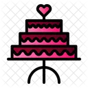 Cake Wedding Party Icon