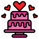 Cake Dessert Love Icon