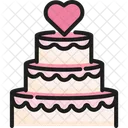 Cake Wedding Celebration Icon