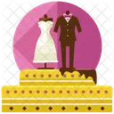 Wedding Cake Couple Icon