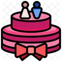 Wedding Cake Cake Cake Decoration Icon