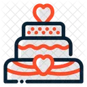 Wedding Cake Dessert Marriage Icon