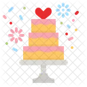 웨딩 케이크  아이콘